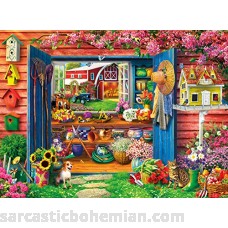 Buffalo Games Country Life Farm Flower Shed 1000 Piece Jigsaw Puzzle B07G98YTPC